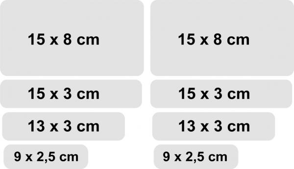 Lackschutzfolie Set universal transparent für Heckträger Fahrradträger VW T6